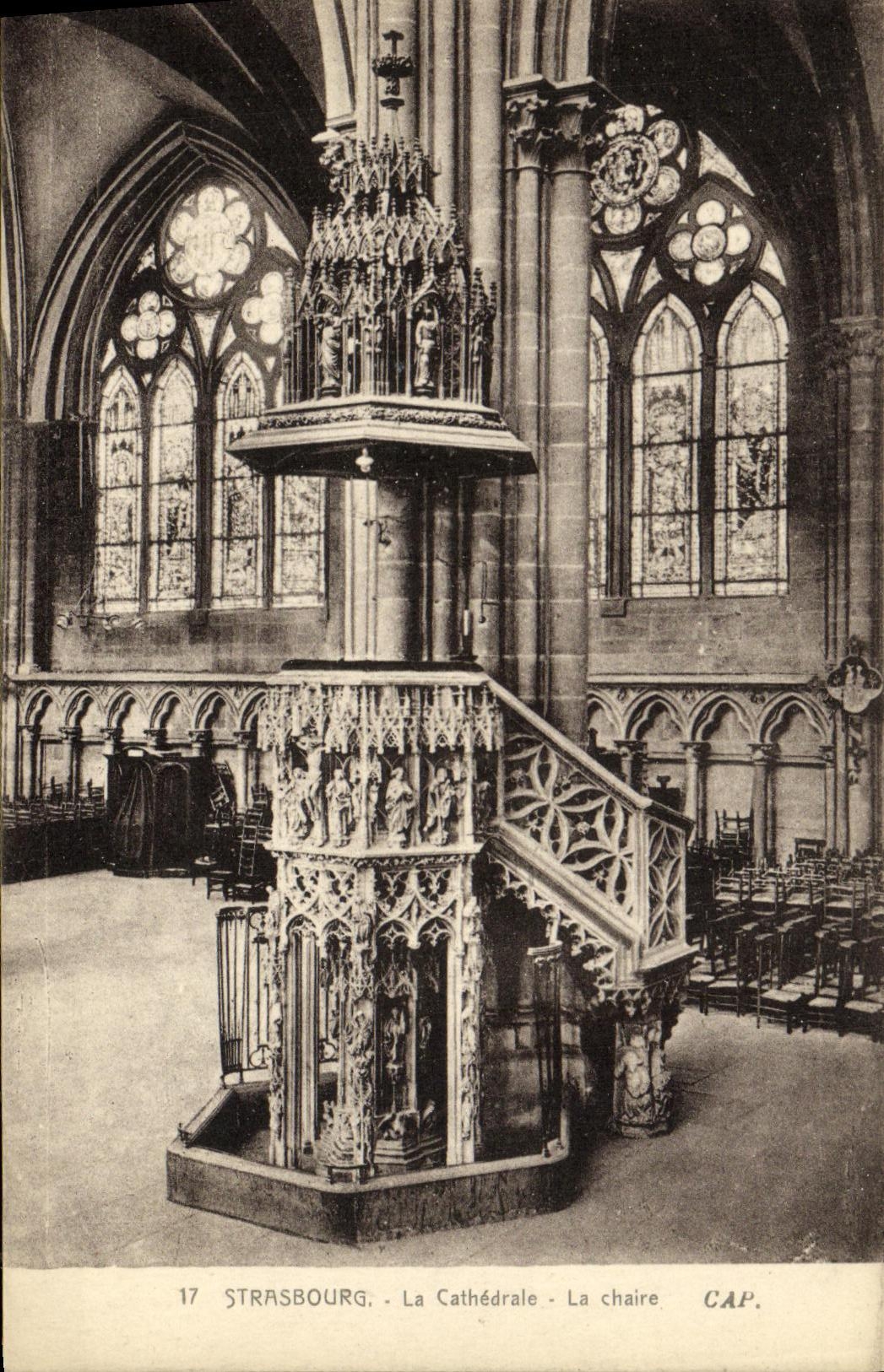 Strasbourg - La Cathédrale - La chaire - CAP.
