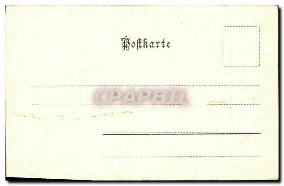 CPA Strasbourg Munster Blick auf des Hauptportal — Verso