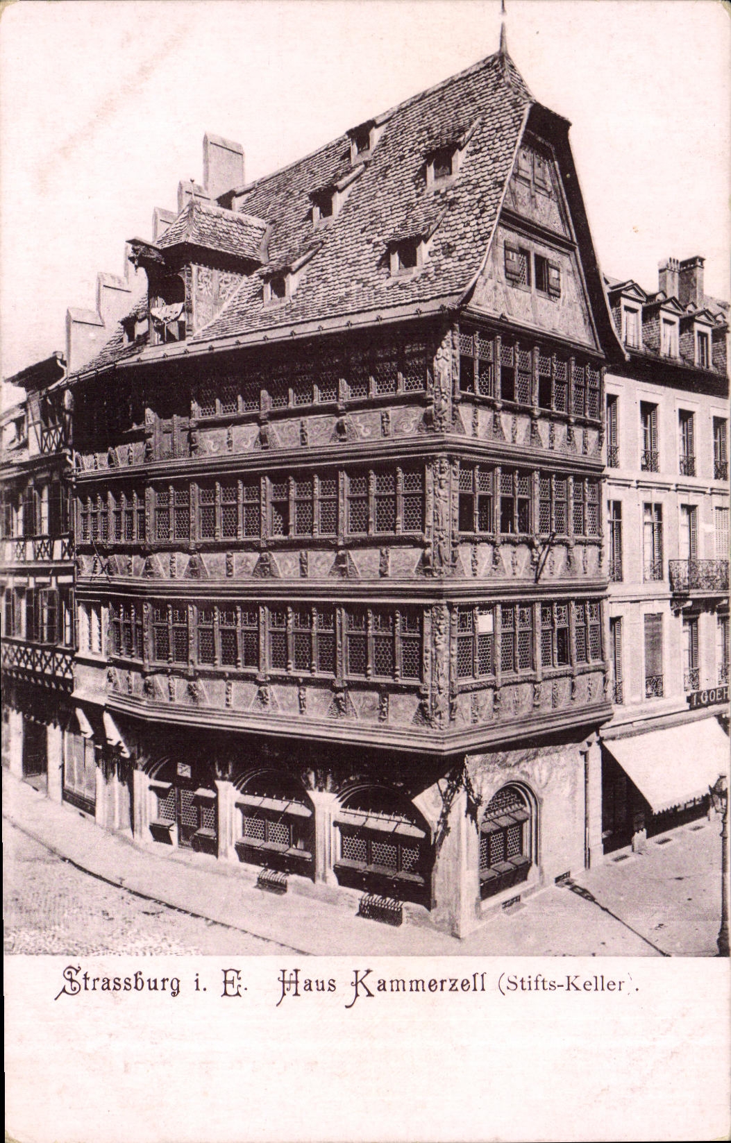 CPA Strasbourg Haus Kammerzell
