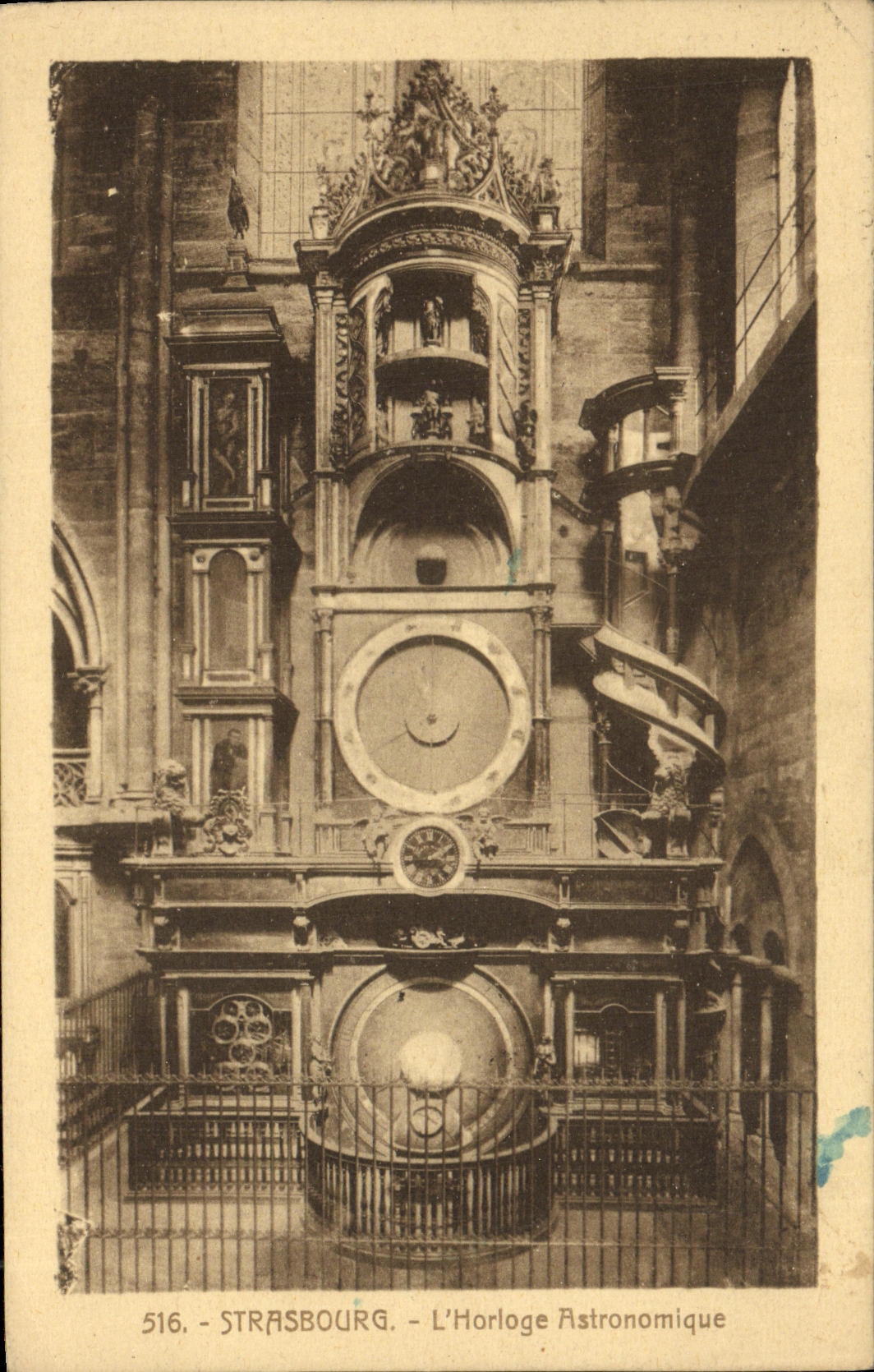 CPA Strasbourg L Horloge Astronomique