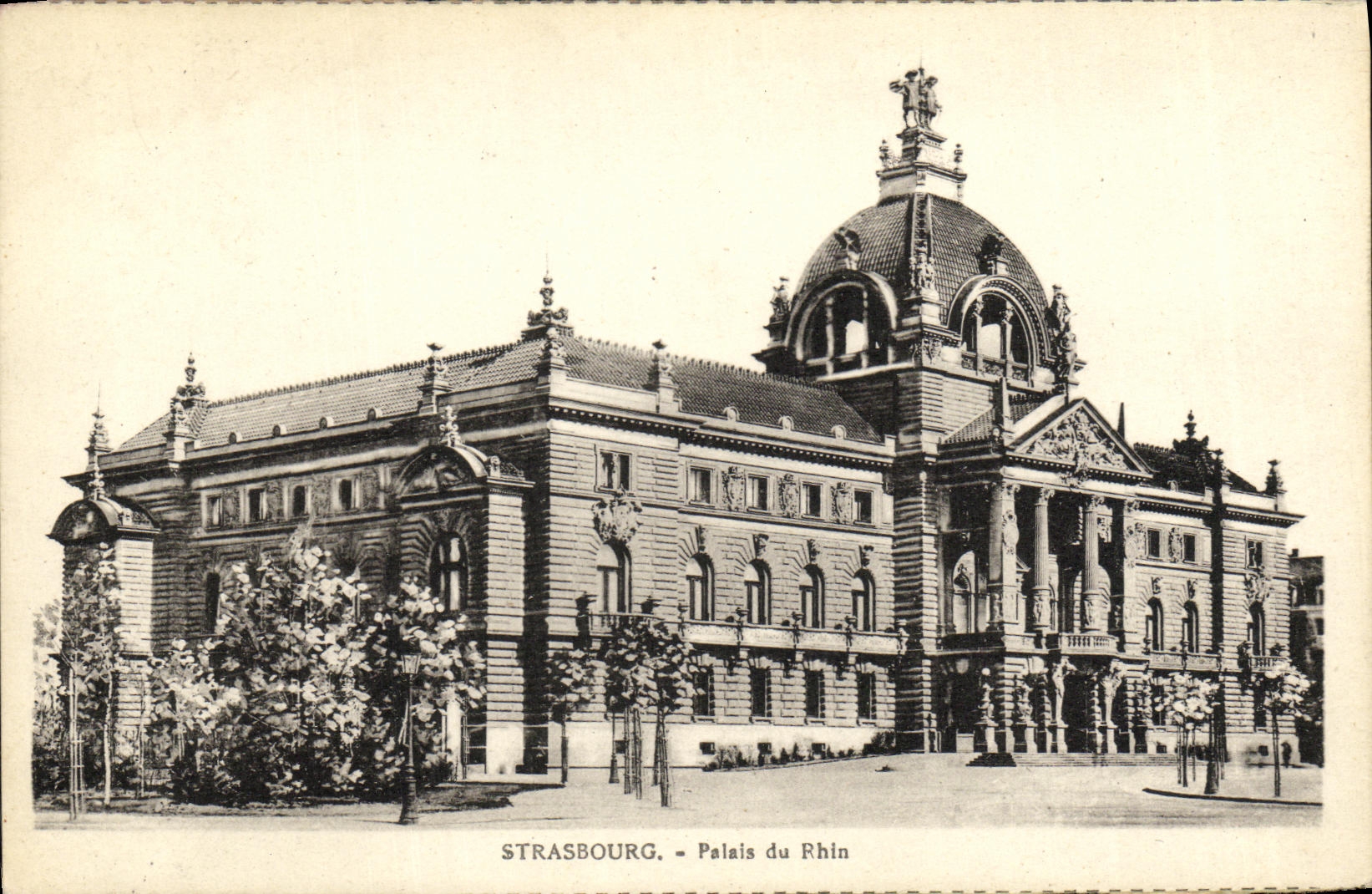 CPA Strasbourg Palais du Rhin