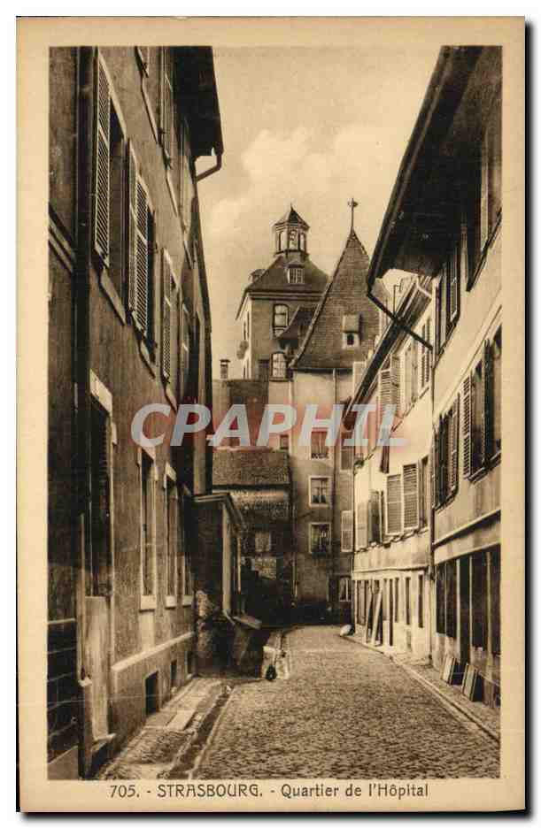CPA Strasbourg Quartier de l Hopital