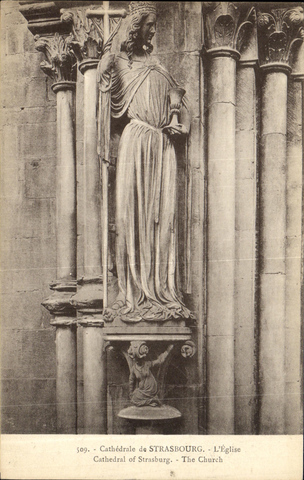 CPA Strasbourg L Eglise 