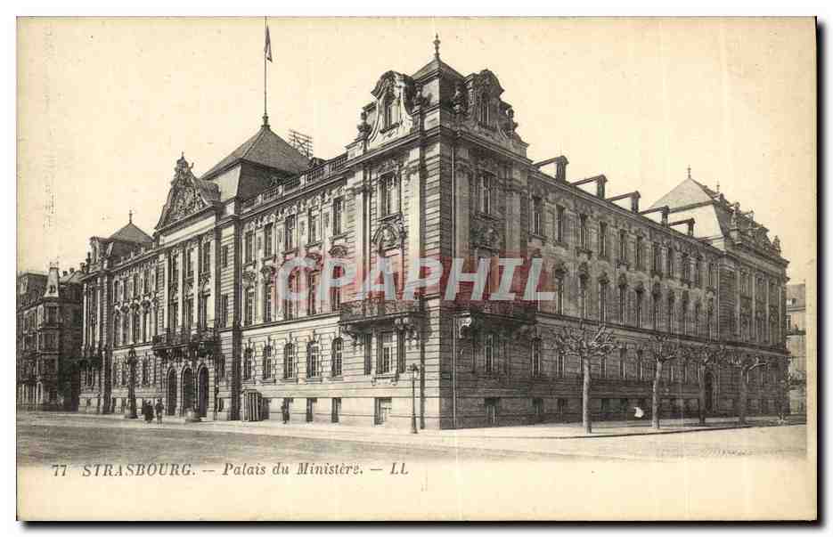 CPA Strasbourg Palais du Ministere