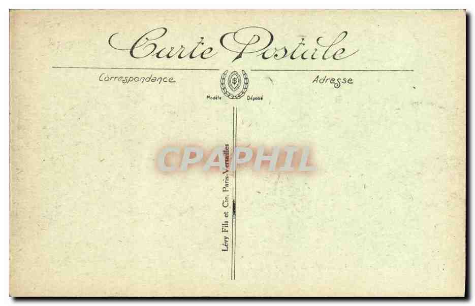 CPA Strasbourg Palais du Ministere — Rückseite