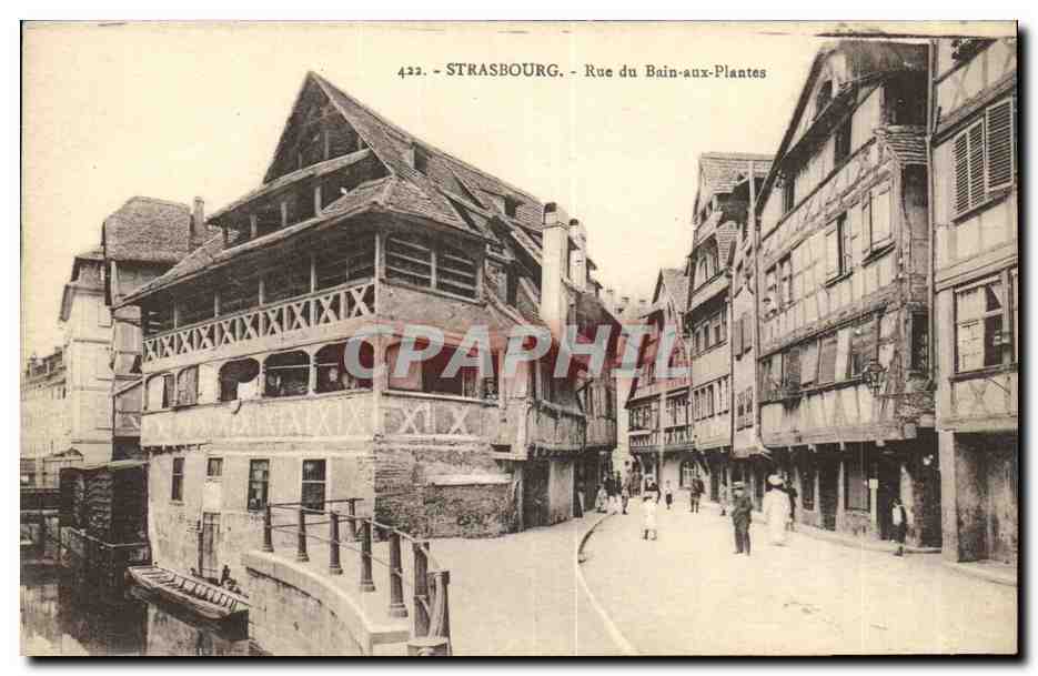 CPA Strasbourg Rue de Bain aux Plantes