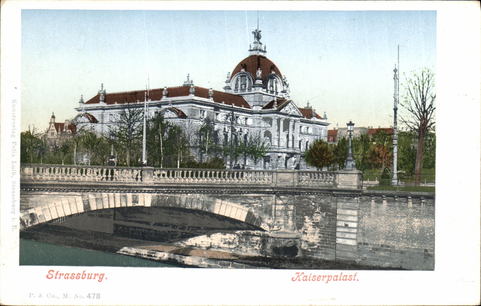 CPA Strasbourg Kaiserpalast