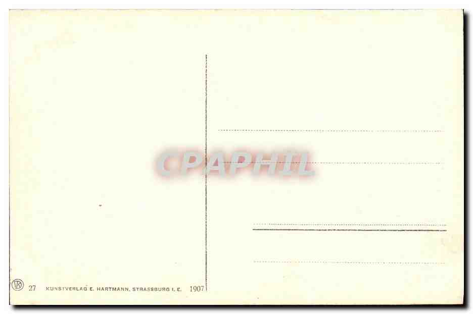 CPA Strassburg Petite France Peniche Bateau — Rückseite