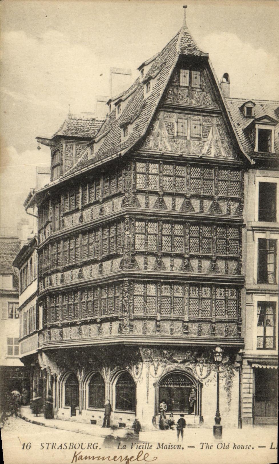 CPA Strassburg La Vieille Maison