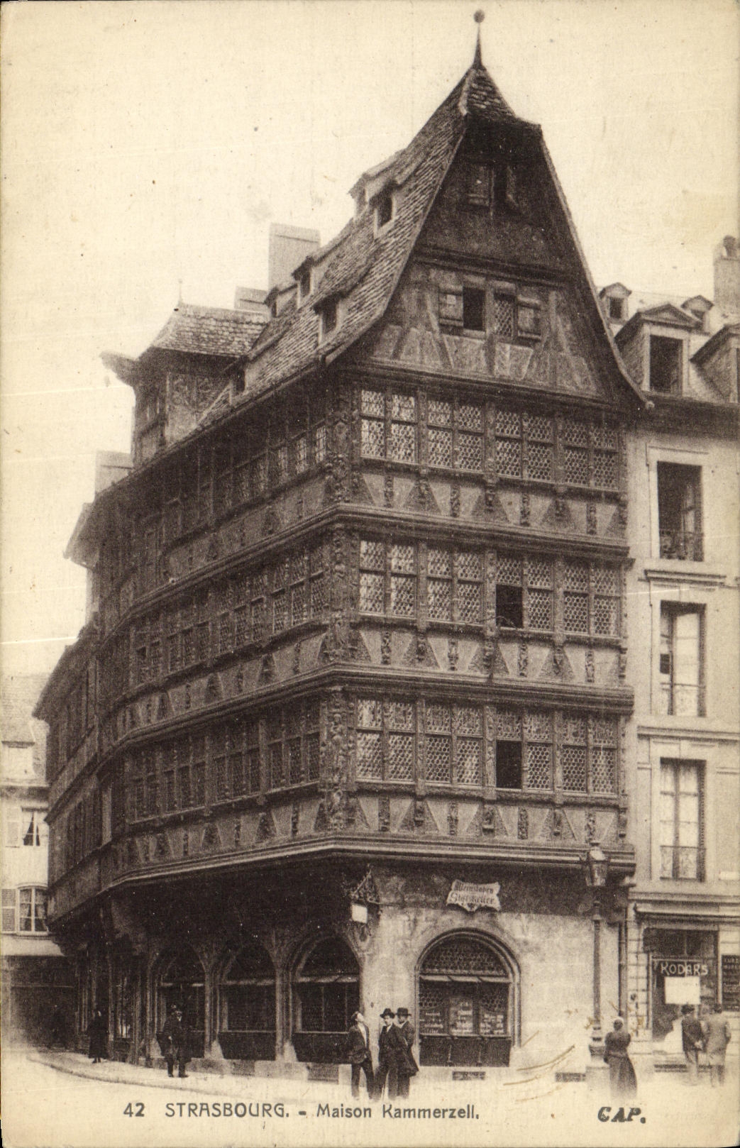 CPA Strassburg Maison Kammerzell
