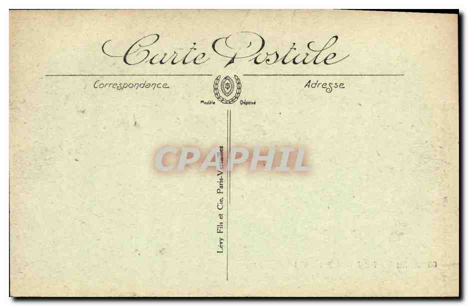 CPA Strasbourg L Hotel de Ville Automobile — Rückseite