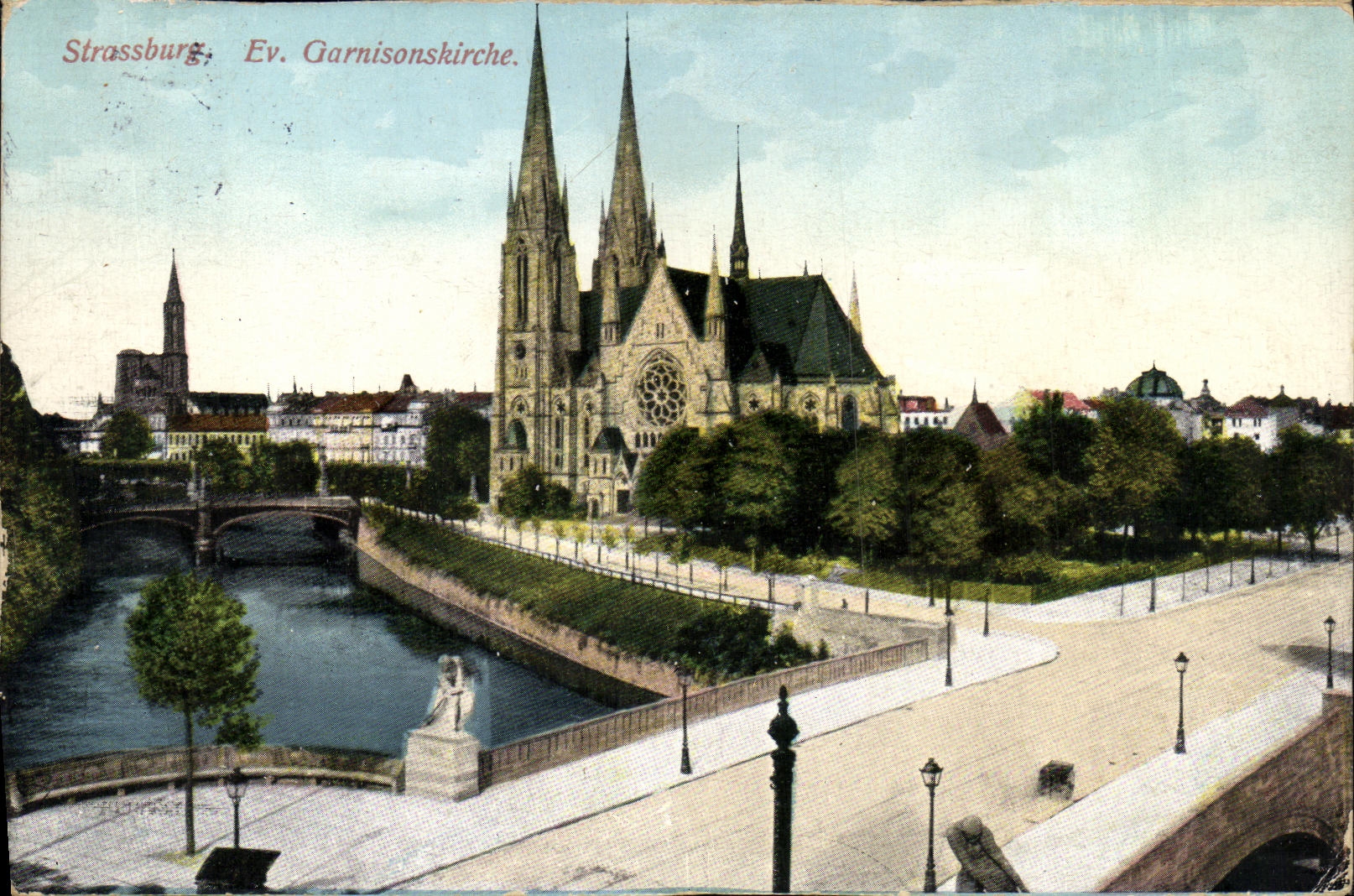 CPA Strasbourg Garnisonskirche