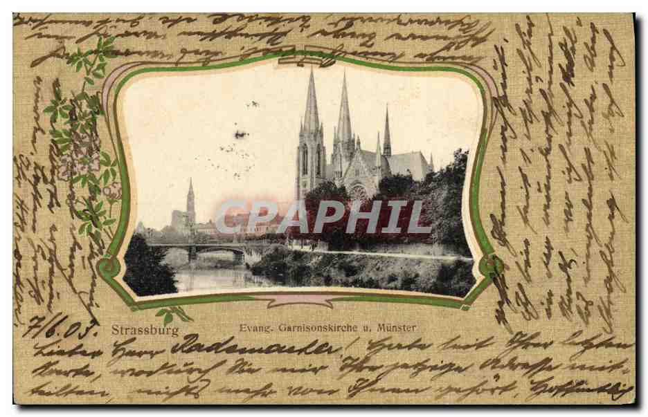 Strasbourg — Église évangélique de garnison et cathédrale — éditeur H.6.03