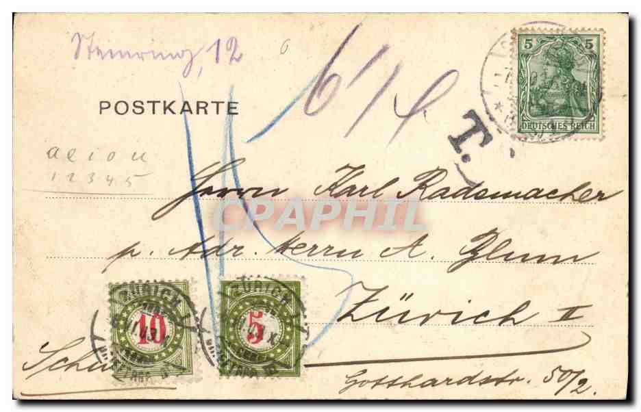 Strasbourg — Église évangélique de garnison et cathédrale — éditeur H.6.03 — Verso