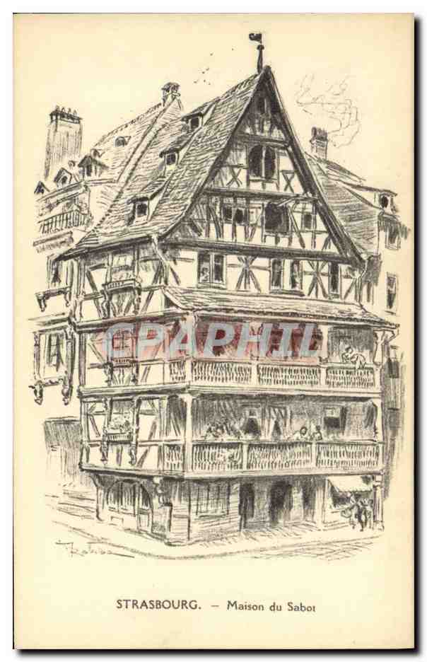 CPA Strasbourg Maison du Sabot