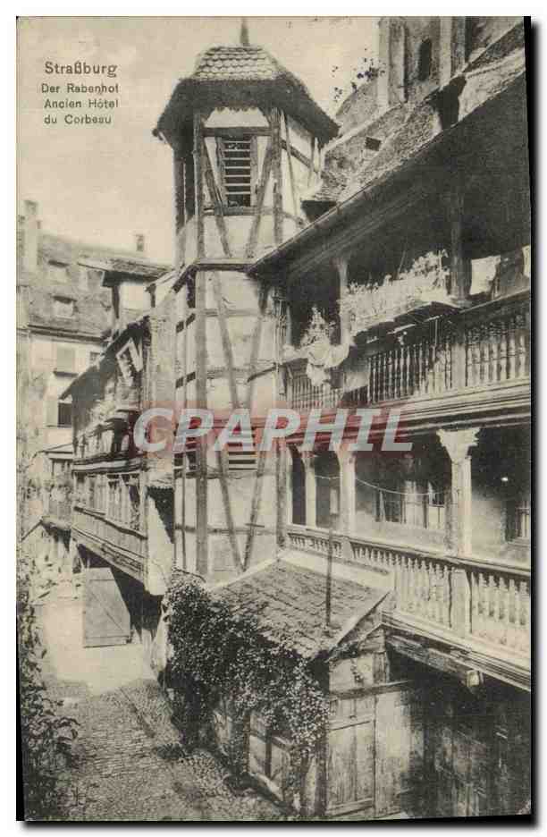 CPA Strasbourg Der Rabenhol Ancien Hotel Du Corbeau