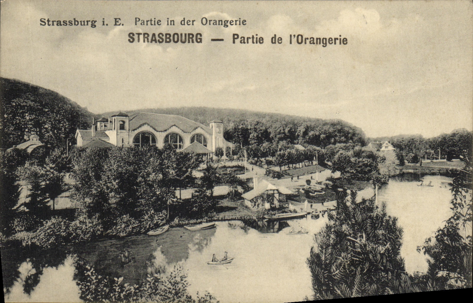 CPA Strasbourg Partie de L Orangerie