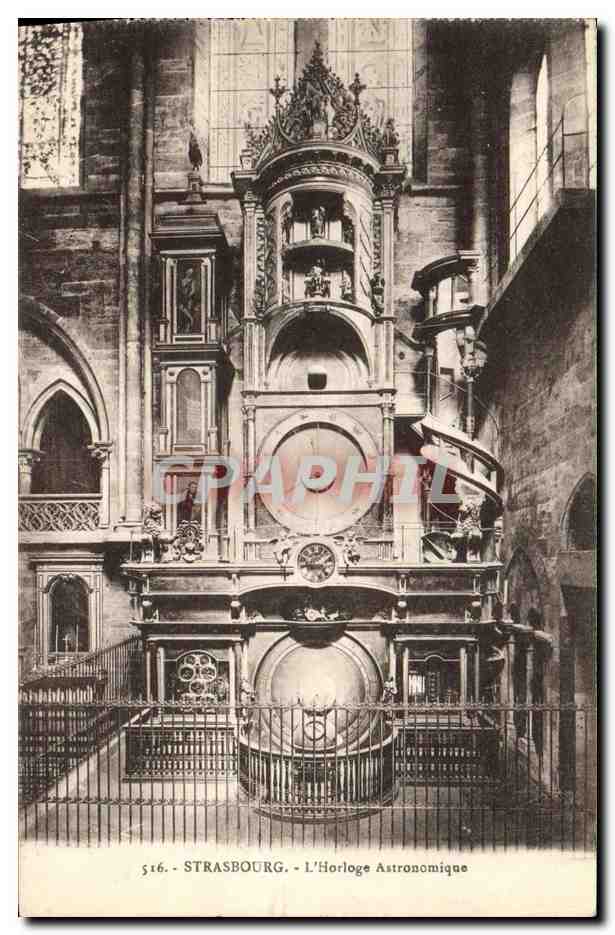 CPA Strasbourg L Horloge Astronomique