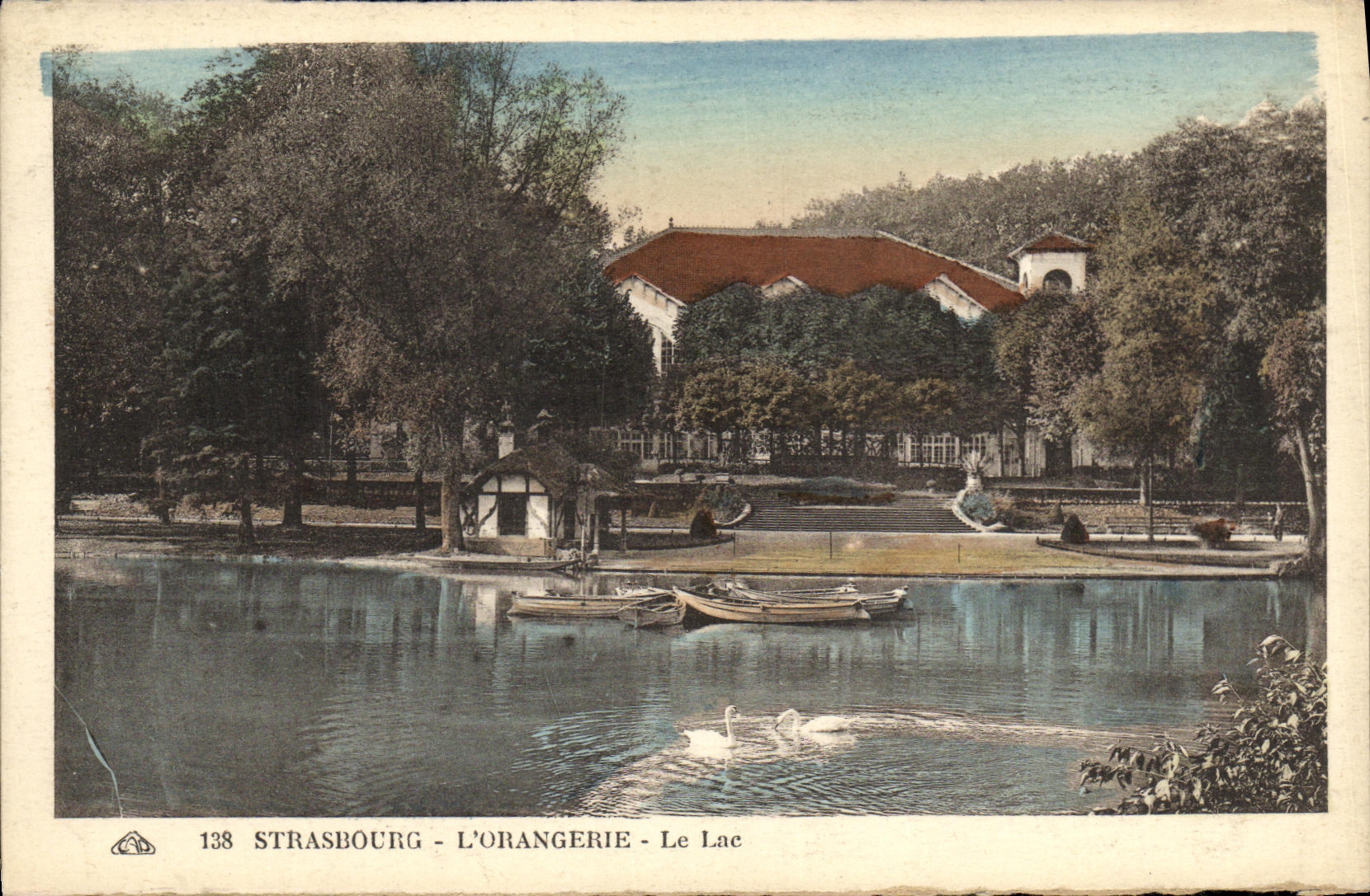 CPA Strasbourg L Orangerie Le Lac