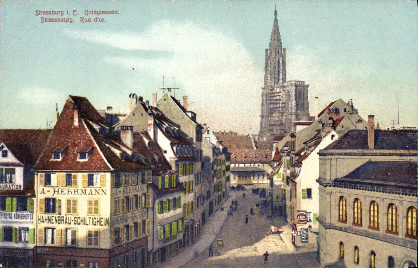 CPA Strasbourg Rue d Or