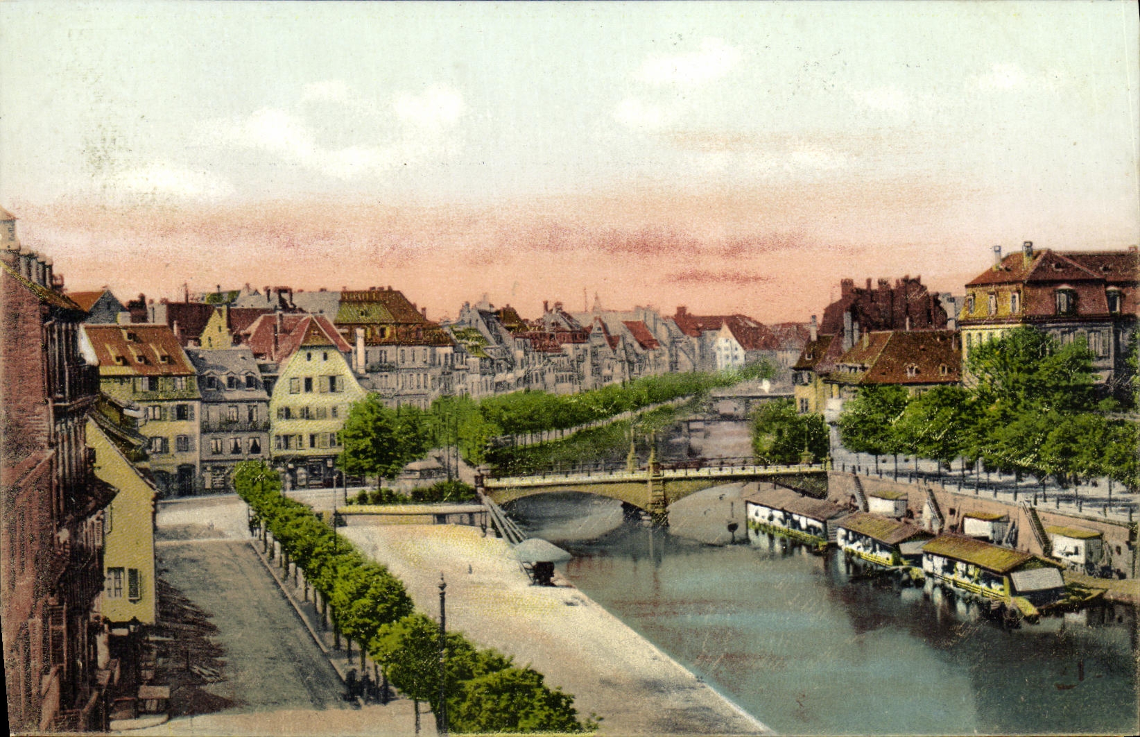 CPA Strasbourg Quai des pecheurs et des bateliers