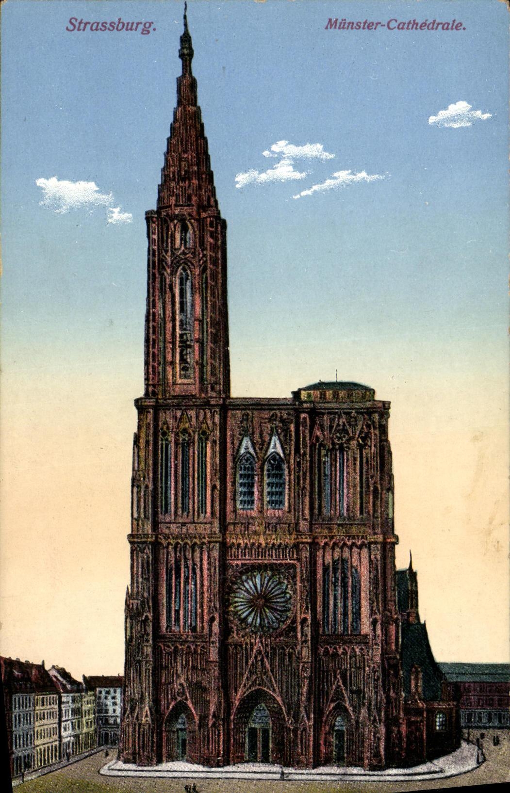 CPA Strasbourg Munster Cathedrale