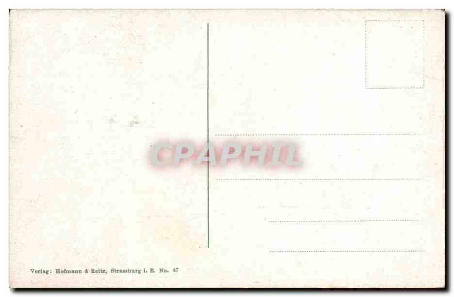 CPA Strasbourg Munster Cathedrale — Verso