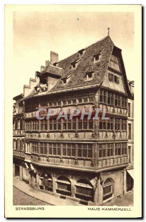 CPA Strasbourg Haus Kammerzell