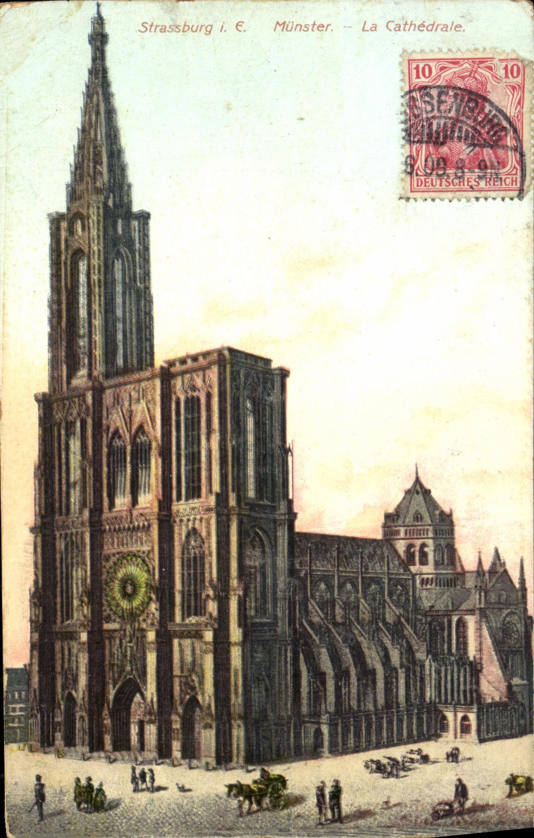 CPA Strasbourg Munster La Cathedrale