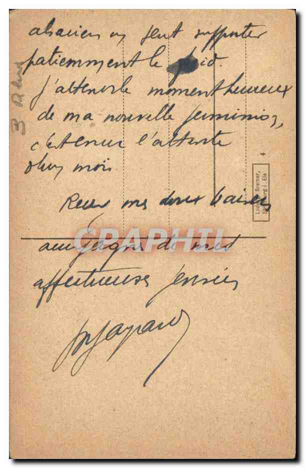 CPA Strasbourg Frauenhaus — Verso