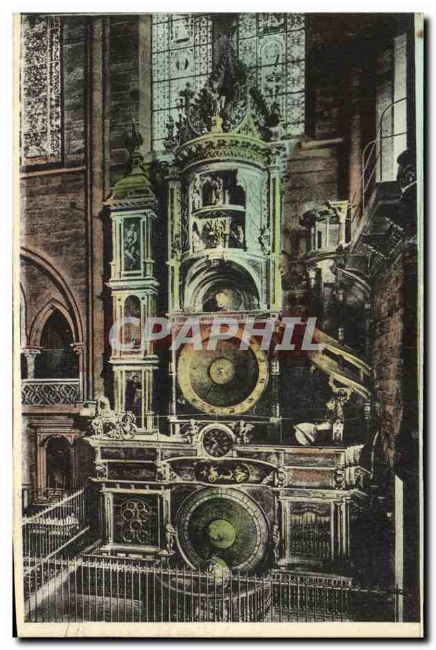 CPA Strasbourg Horloge astronomique de la Cathedrale