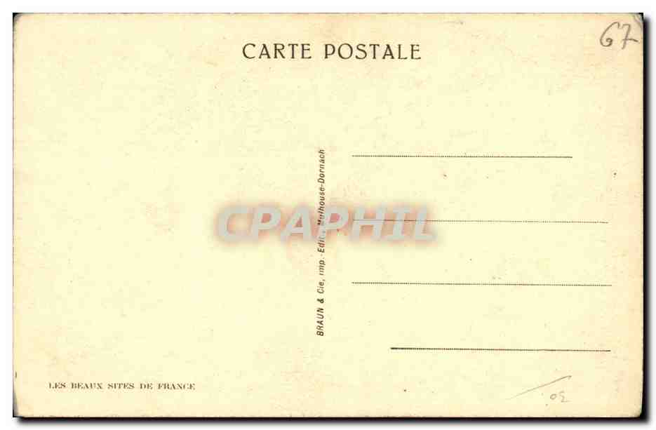 CPA Strasbourg La Cathedrale Portail De Droite Vierge Folle — Verso