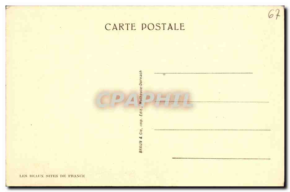 CPA Strasbourg La Cathedrale L Epoux — Verso