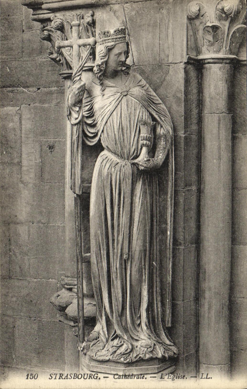CPA Strasbourg Cathedrale L Eglise
