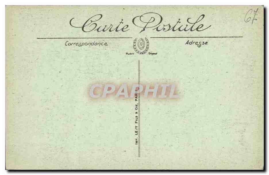 CPA Strasbourg Cathedrale L Eglise — Verso