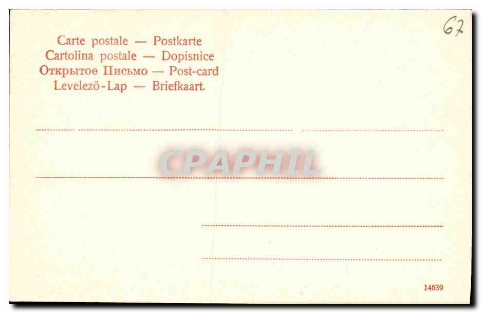 Strasbourg — Cathédrale, Portails principaux — Ch. Isler, Graveur, Strasbourg — Verso