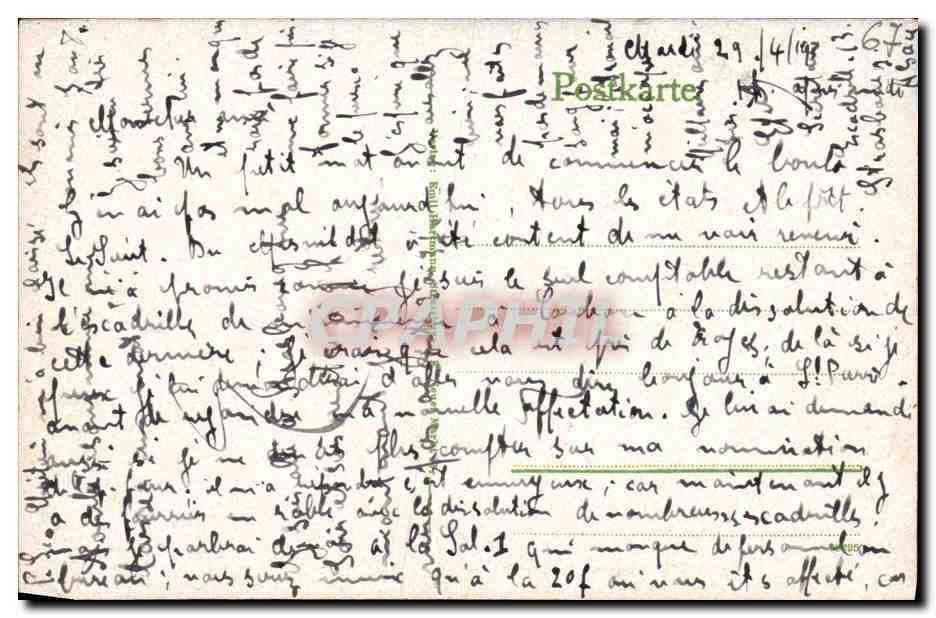 CPA Strasbourg Munsterplatz Und Kammerzell Sches Haus — Rückseite