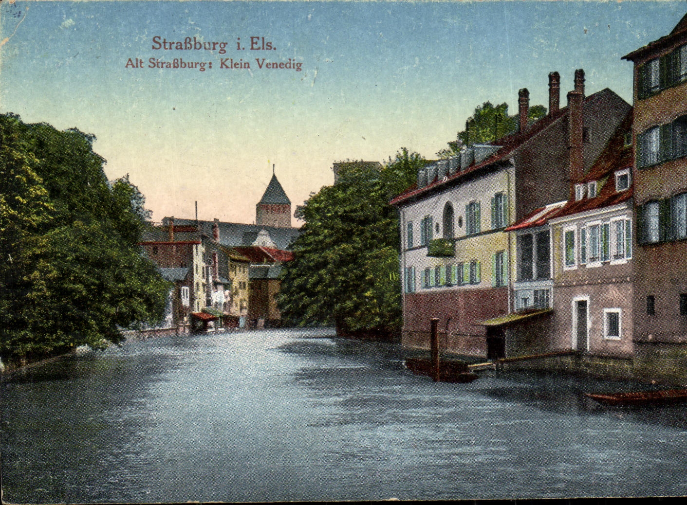 CPA Strasbourg Els Alt Stasbourg Klein Venedig