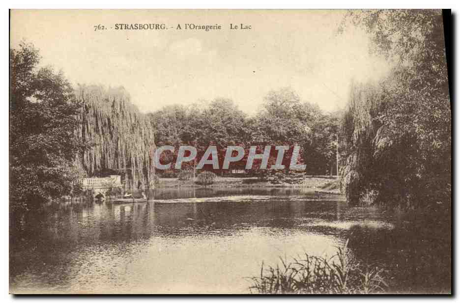 CPA Strasbourg A L Orangerie Le Lac