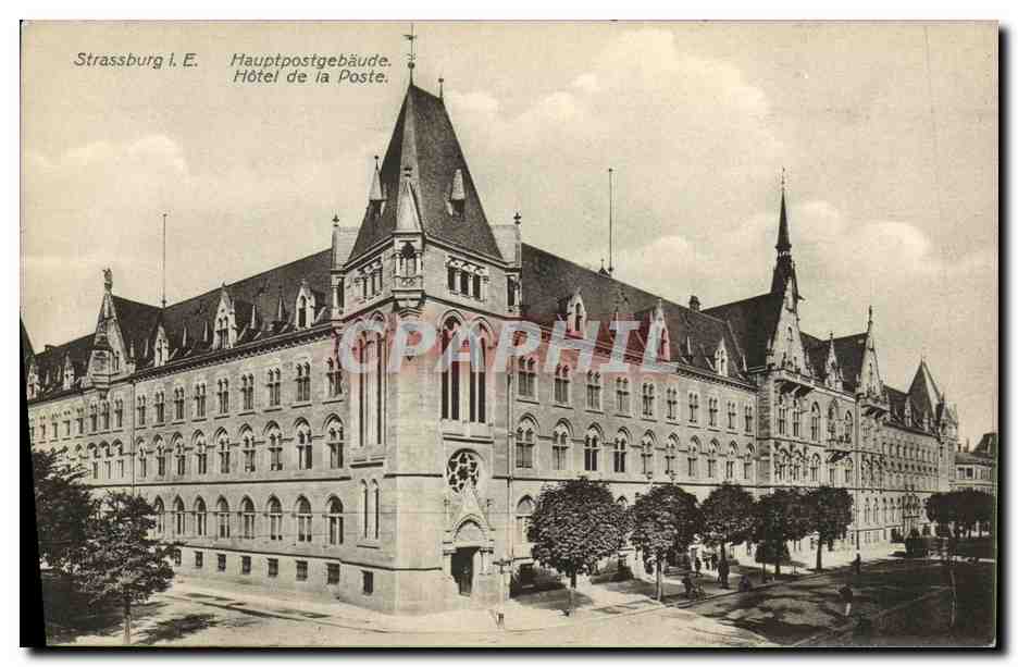 CPA Strassburg Hotel de la Poste