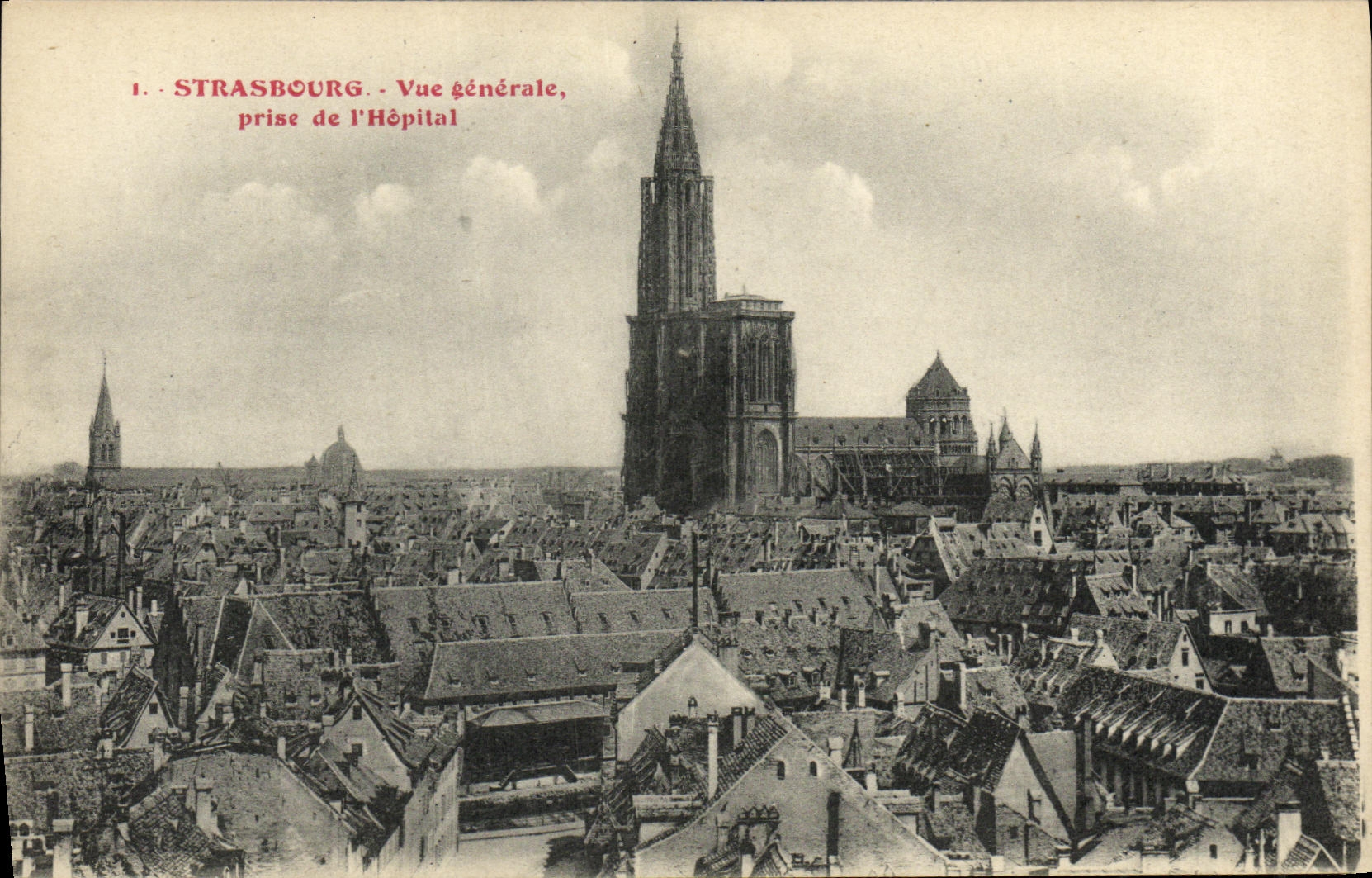CPA Strasburg Vue Generale prise de l Hopital