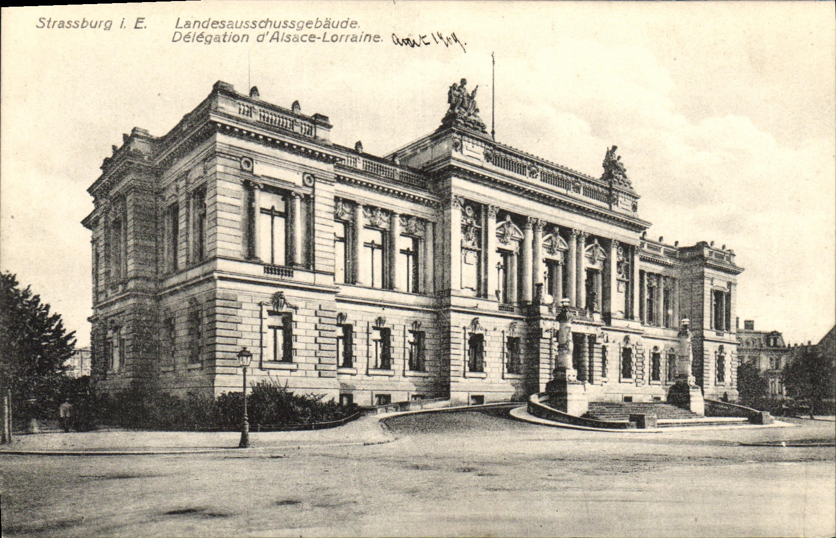 CPA Strasburg Delegation d Alsace Lorraine
