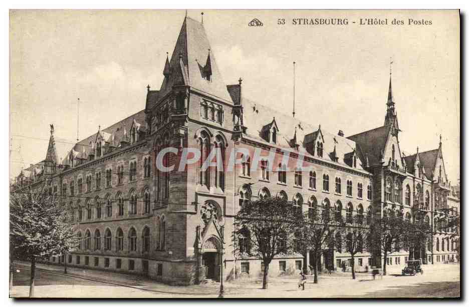 CPA Strasbourg L Hotel des Postes