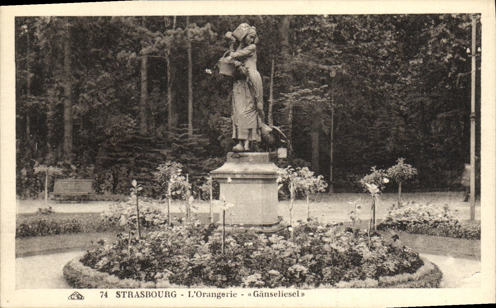 Strasbourg - L'Orangerie - « Gänseleisel »