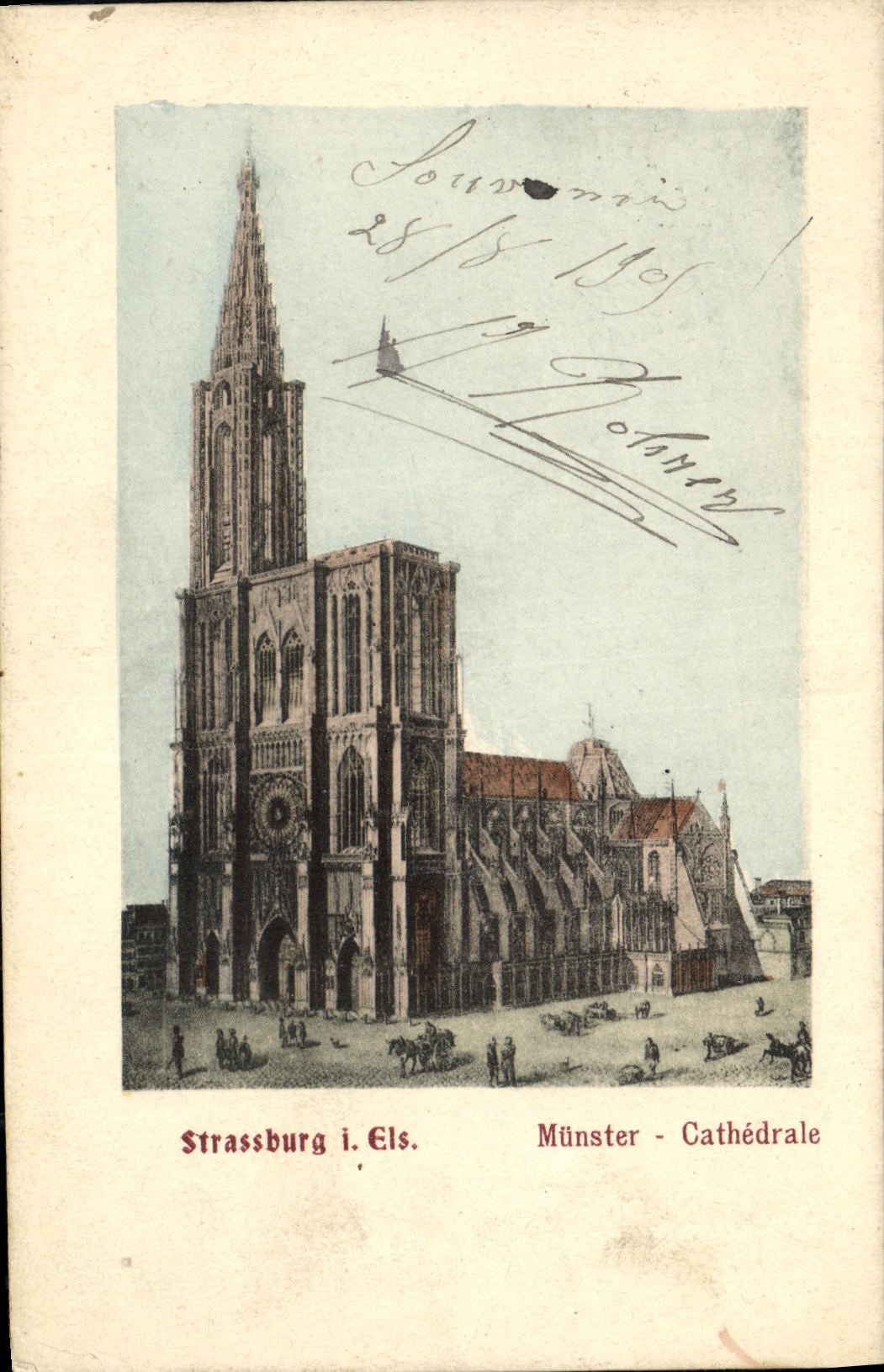 CPA Strasbourg Munster Cathedrale