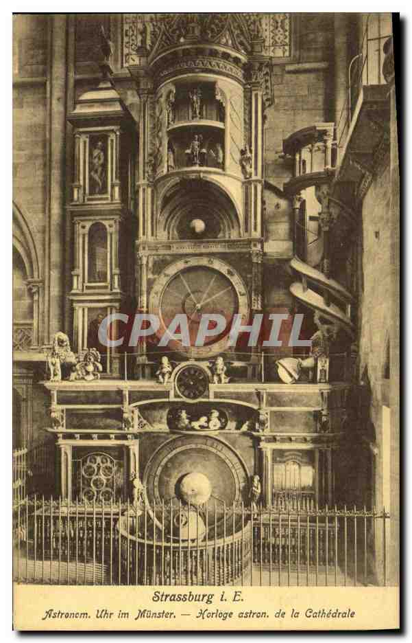 CPA Strasbourg Horloge Astronomique de la Cathedrale