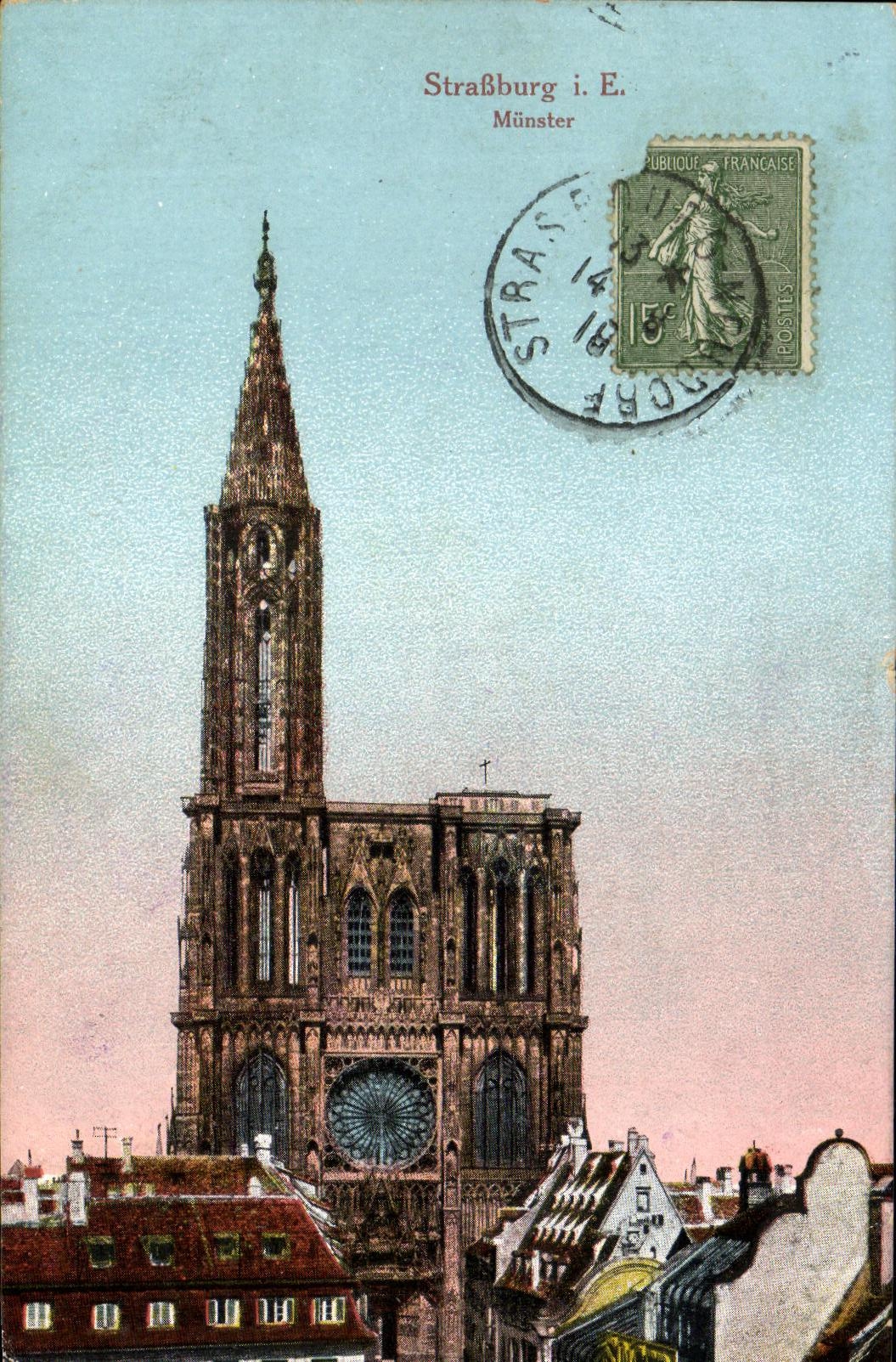 Strasbourg i. E. — Cathédrale Notre-Dame — W. Strünger & Cie, Nr. 821