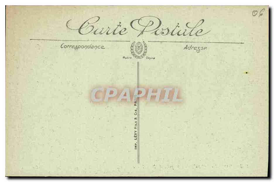 CPA Monte Carlo Vue prsie de Roquebrune — Rückseite
