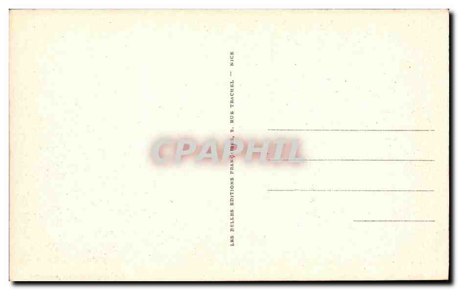 CPA Bef Monte Carlo Les Terrasses du Casino — Verso