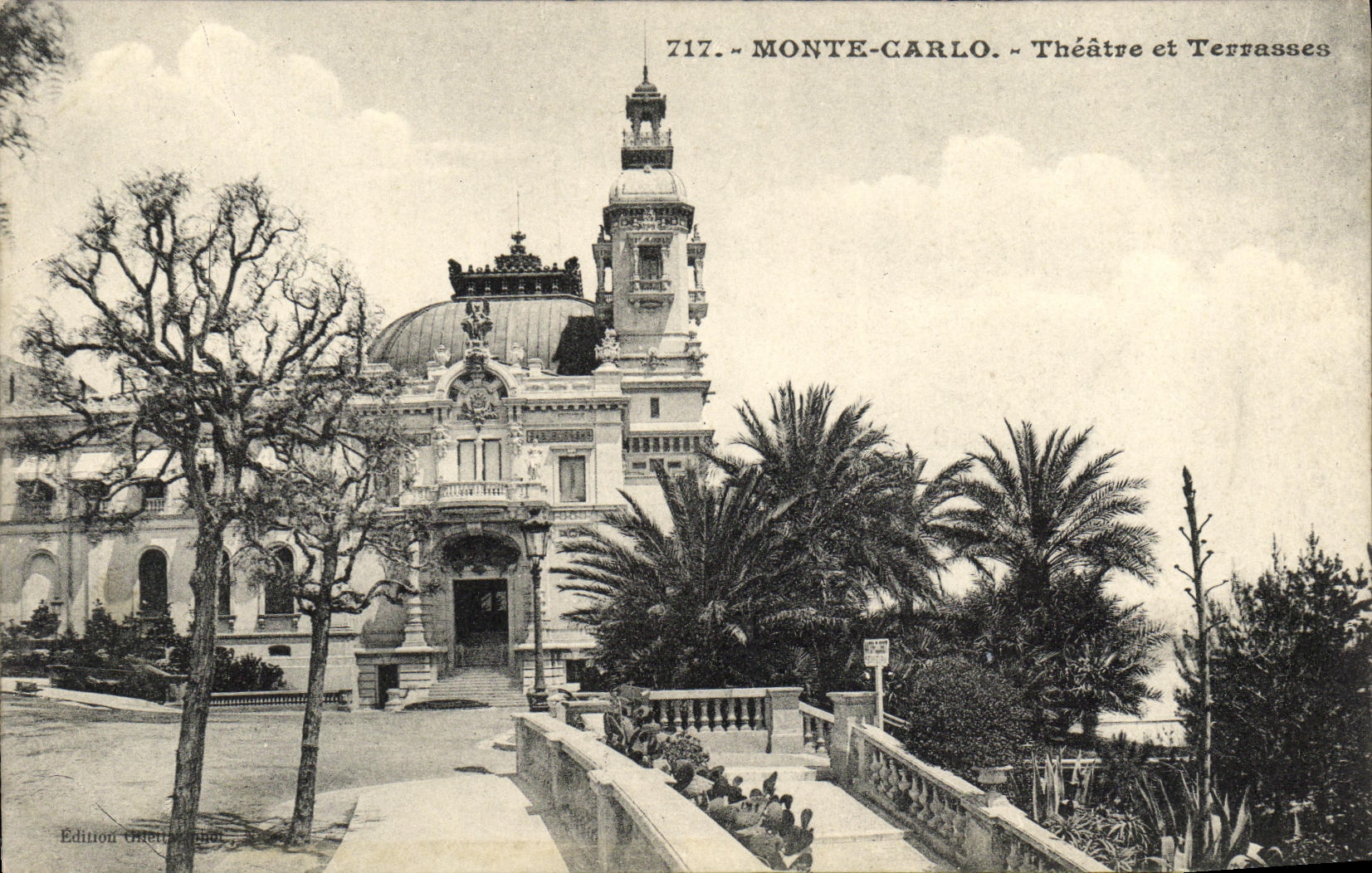 CPA Monte Carlo Theatre et Terrasses